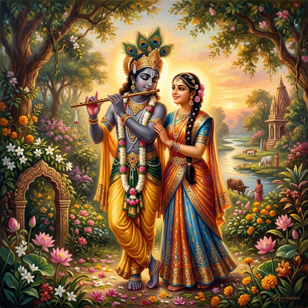 Radha Krishna Art